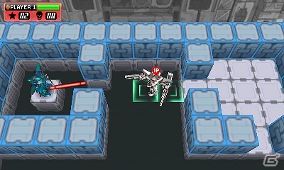 7種の武器を使い分けて勝利を掴め！3DS「＠SIMPLE DLシリーズVol.32 THE バトルロボ～大共闘スクランブル～」が配信の画像2