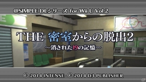 脱出ルートでストーリー展開が変わる！Wii U「＠SIMPLE DLシリーズfor Wii U Vol.2 THE 密室からの脱出2～消された19の記憶～」配信開始の画像1