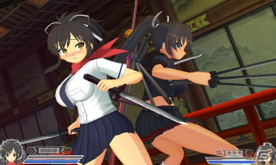 3DS「閃乱カグラ2 -真紅-」を発売にあわせておさらい！第2回はペアならではの臨場感で楽しめるバトルとAR機能追加などでパワーアップした更衣室を紹介！の画像2
