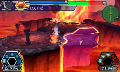 3DS「マジンボーン 時間と空間の魔神」魔神たちを操作してダイナミックな攻撃を繰りだそう！3DS版だけのオリジナルボーンファイターも紹介の画像12