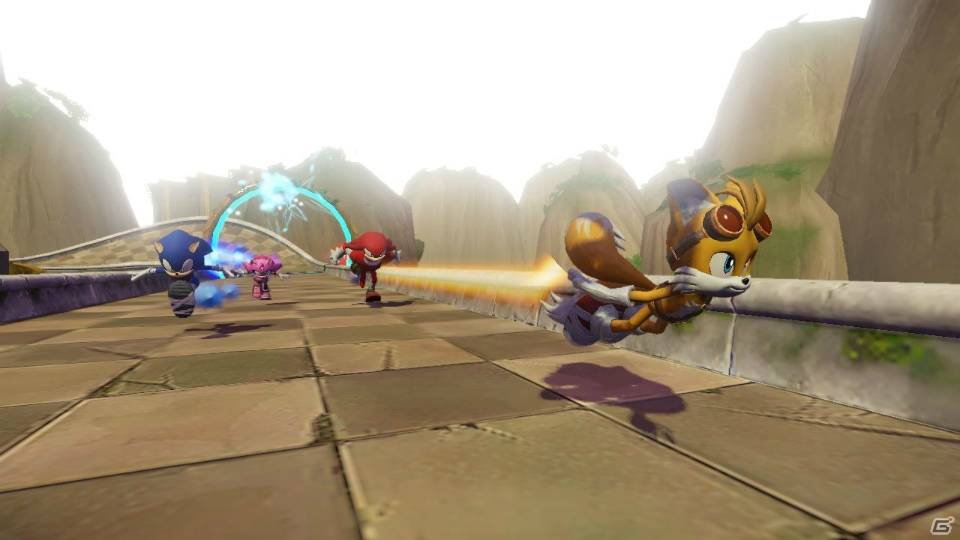 Wii U/3DS「ソニックトゥーン（仮）」各ハードでのキャラクターアクションの特徴＆古代テクノロジーから生まれた新アクション「エナービーム」を紹介！の画像1