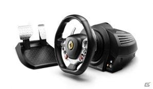 Xbox One公式ライセンスを取得したTHRUSTMASTERのステアリングコントローラー「TX Racing Wheel Ferrari 458 Italia Edition」が9月4日に発売の画像1