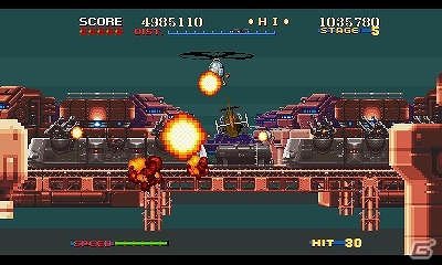 トップビュー＆バックビューで飛行感覚を再現―3DS「3D サンダーブレード」が8月20日に配信決定！の画像6