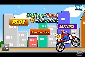 バイクに乗ってピザを配達！Android「宅配ピザバイクライダー」が配信開始の画像1