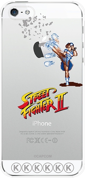 透明ケースのデザインとiPhone 5s/5のロゴマークを組み合わせたデザインが楽しめる「iPhone5s/5 専用 ストリートファイターII iPhone＋」本日発売の画像3