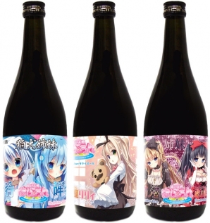 左:阿行と吽行<br />中央:白檀リリィ<br />右:蜜月ノ煌と蜜月ノ冥
