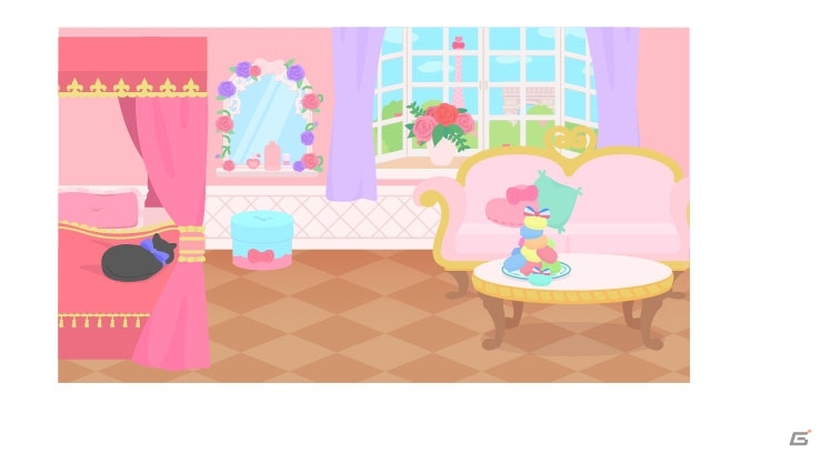 iOS/Android「Hello Kitty Flower Bounce」新エリア「フランス」や新衣装「人魚」を追加するバージョンアップが実施！9月のバージョンアップ情報もの画像2