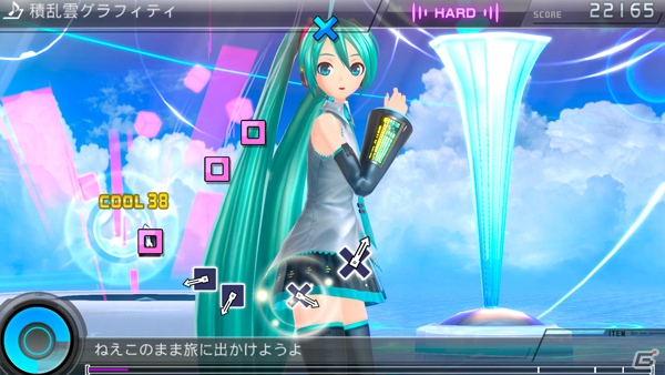 PS3/PS Vita「初音ミク -Project DIVA- F 2nd」エクストラデータ第6弾が配信―「愛言葉」「積乱雲グラフィティ」が“RE・クリエイト”されてリズムゲームで登場！の画像3