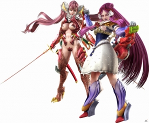 PS4「お姉チャンバラZ2～カオス～」仲間キャラと連携できる新システム「クロスマージコンビネーション」やデア・ドライブ後の神楽＆沙亜也が公開の画像11