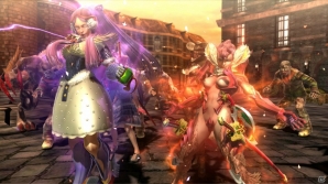 PS4「お姉チャンバラZ2～カオス～」仲間キャラと連携できる新システム「クロスマージコンビネーション」やデア・ドライブ後の神楽＆沙亜也が公開の画像16