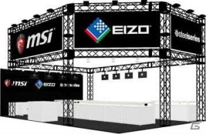 EIZO/MSI/SteelSeriesの共同出展ブースが東京ゲーム2014に設置―「AVA」「TERA」「WoT」などを最新ゲーミングデバイスで試遊可能の画像1