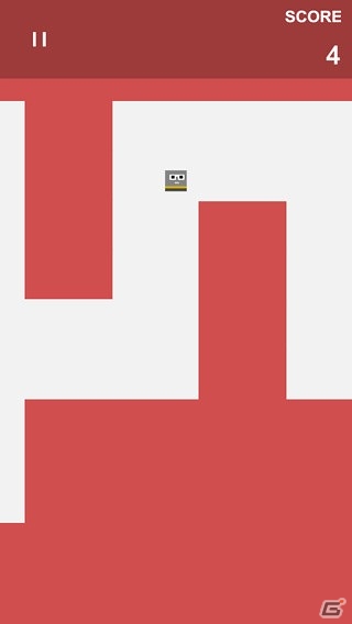 迫る壁を避け続けろ！iOS/Android「壁にあたったら死亡！」が配信の画像3