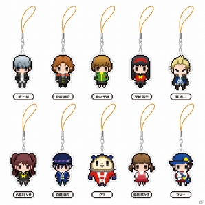 TVアニメ「ペルソナ4  ザ・ゴールデン」バリエーション豊かな缶バッジとおしゃれでかわいいドット絵のストラップが発売の画像4