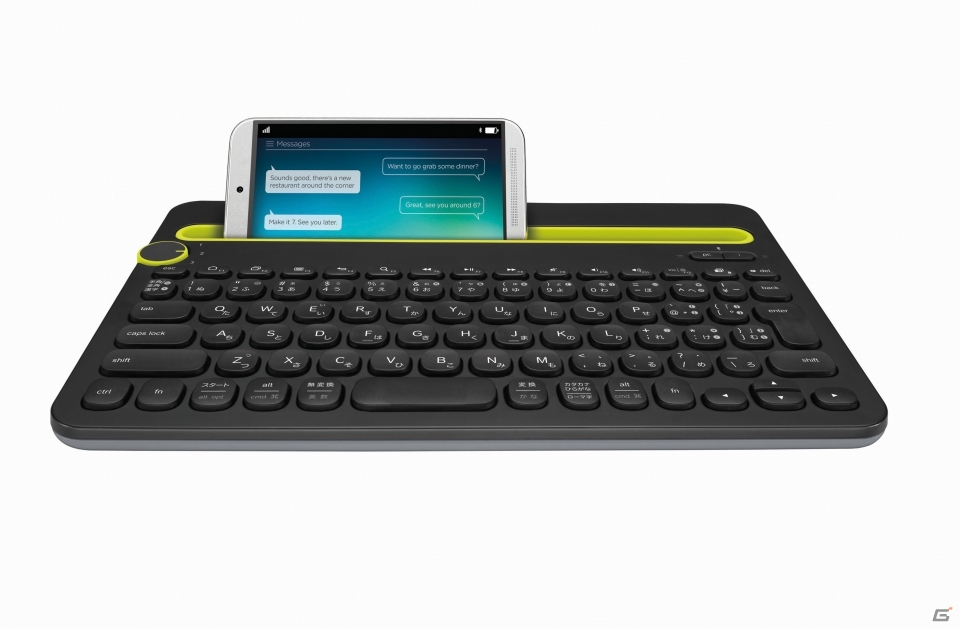 スマートフォン/タブレットを立てられるスタンド機能付き「ロジクール Bluetooth マルチデバイス キーボード K480」が9月12日に発売の画像2