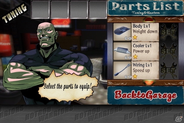 モンスターマシンを操る本格ドラッグレース！Android「HOTROD WarriorS」特典付きauスマートパス版が配信の画像3