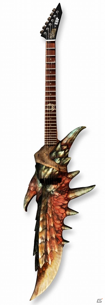 「モンスターハンター」とギターメーカー「ESP」がコラボ！炎剣リオレウスを模したギターが本日9月5日より予約受付を開始の画像2