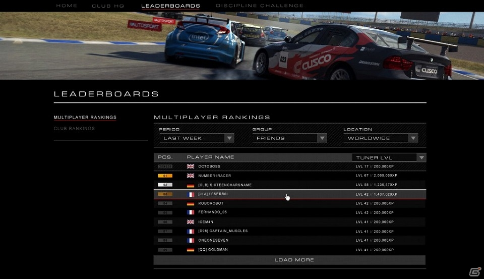 PS3/Xbox 360「GRID Autosport」クラブメンバーとの競争が楽しめる「RACENETクラブ」などのオンラインモードによる各種情報を公開！の画像4