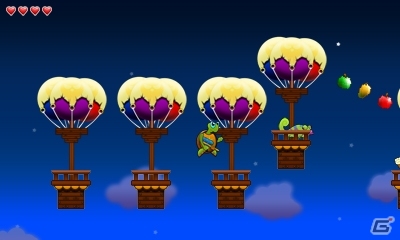 海賊に侵略された亀島を奪回！3DS向け横スクロールアクション「タートルテイル 亀島奪回」が9月17日より配信スタートの画像3