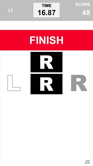 iOS/Android「左or右」が配信―流れてくる「L」と「R」を仕分けるカジュアルゲームの画像2