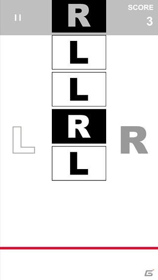 iOS/Android「左or右」が配信―流れてくる「L」と「R」を仕分けるカジュアルゲームの画像3