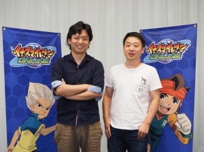 NHN PlayArt 運営プロデューサー 吉野 貴雄氏（右）、<br />レベルファイブ プランナー 安澤 崇大氏（左）