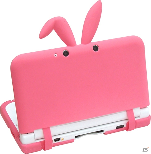 かわいいうさぎの耳が目をひく3DS LL用シリコンカバー「CYBER・バニーカバー」が9月13日に発売の画像6