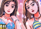 3DS「頭文字D パーフェクトシフト ONLINE」インパクトブルーの2人が水着姿に！「水着プレミアムレース第二弾」開催