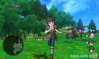 発売中の3DS「ドラゴンクエストX　オンライン」での楽しみ方をチェック！3DS版ならではの操作画面も紹介の画像3