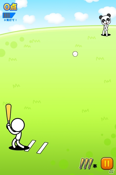 iOS/Android向けキモカワ野球ゲーム「無限ホームラン」が配信開始―ヤマダポイント300円分がもらえるキャンペーンもの画像2