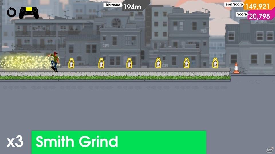 スケートボードゲーム「OlliOlli」が東京ゲームショウ2014にて体験プレイを実施の画像2