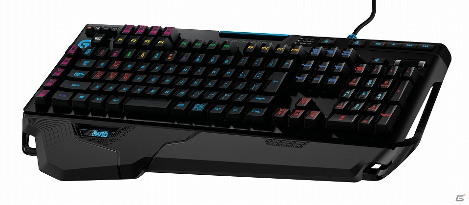 ロジクール、ROMER-Gメカニカルキーを搭載したゲーミングキーボード「ロジクール G910 RGB メカニカル ゲーミング キーボード」を今秋以降に発売の画像1