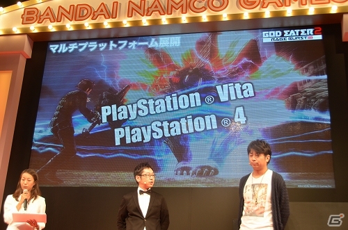 【TGS 2014】新システム「ブラッドレイジ」をはじめとした「ゴッドイーター2 レイジバースト」の新情報が続々！パチスロ、TVアニメなどの展開も明らかになった発表会をレポートの画像23