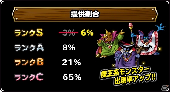 iOS/Android「ドラゴンクエストモンスターズ スーパーライト」地図ふくびきスーパー「魔王フェス」が9月19日より開催の画像4