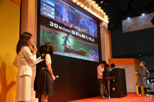 【TGS 2014】新キャラ「リヴィ」を演じる金元寿子さん、どうなるジュリウス！？な浪川大輔さんも登壇した「ゴッドイーター2 RB＆GE5周年ステージ」の模様を紹介の画像12