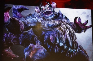 【TGS 2014】台本でも描けない最高の魅せプレイも飛び出した！緑川光さん＆津田美波さんをゲストに迎えた「討鬼伝 極」スペシャルステージの模様を紹介の画像4