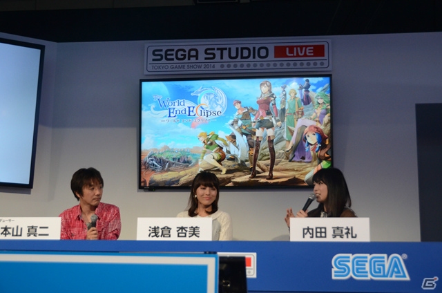 【TGS 2014】「ワールド エンド エクリプス」のボイス収録はまだ2割？出演声優の浅倉杏美さん、内田真礼さんをゲストに迎えたステージをレポートの画像2