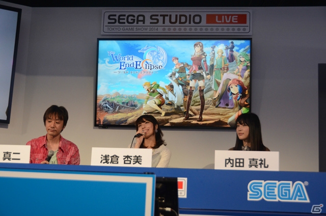 【TGS 2014】「ワールド エンド エクリプス」のボイス収録はまだ2割？出演声優の浅倉杏美さん、内田真礼さんをゲストに迎えたステージをレポートの画像7