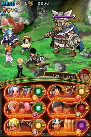 Ios Android One Piece トレジャークルーズ 青鬼のドリー 赤鬼のブロギー登場 新エリア リトルガーデン が開放 Gamer