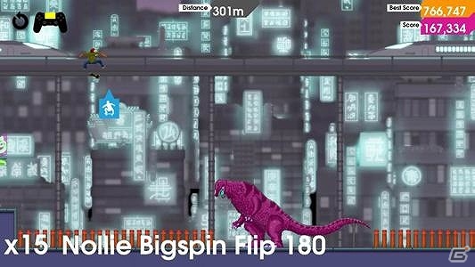 スケートボードゲーム「OlliOlli」がPS4/PS3/PS Vita向けに配信開始！の画像2