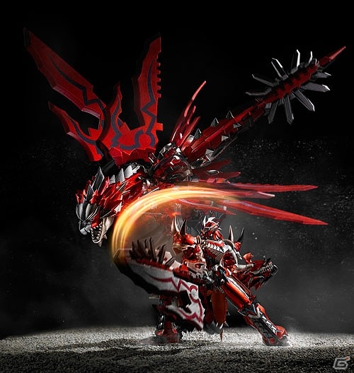 「モンスターハンター10周年」デザインアレンジにカトキハジメ氏を起用した「超合金 モンスターハンター G級変形リオレウス」が登場！の画像1