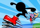 海に落ちないよう的確にジャンプ！iOS/Android「ジャンピングシューズ」が配信スタート