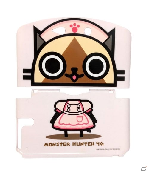 「モンスターハンター4G」3DS LL専用フェイスカバーが10月11日に発売―ブレイブネコ＆フルフルネコの2デザインがラインナップの画像4