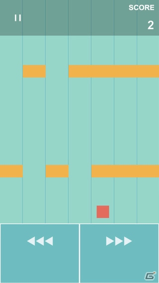 落ちてくる棒を避けるカジュアルゲーム―iOS/Android「棒をよけてください！」が配信開始の画像1