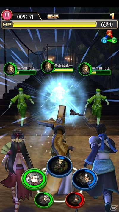 iOS版「3594e-三国志英歌-」フル3D＋爽快アクションが組み合わさった戦闘画面が公開！「関羽（CV：大塚明夫）」＆「夏侯惇（CV：檜山修之）」のボイスもの画像5