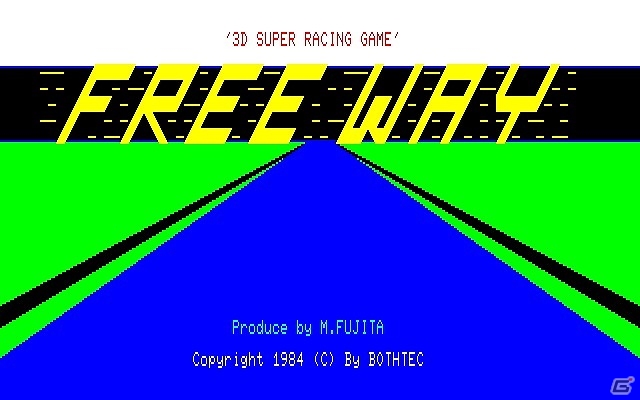 「プロジェクトEGG」にてボーステックの「FREE WAY（PC-8801版）」が配信の画像1