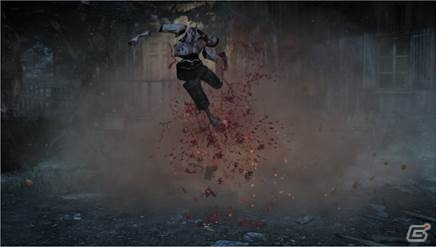 「PsychoBreak」通常版(CERO D)/ゴアモードDLC適用後(CERO Z)の表現の差異を比較する参考画像が公開の画像2
