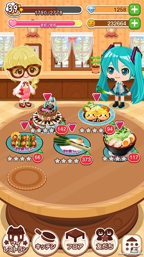 「ガルショ」「ぼくのレストランII」「ぼくのレストラン3」と初音ミクがコラボ！料理やアバターなどの限定コラボアイテムが登場！の画像2