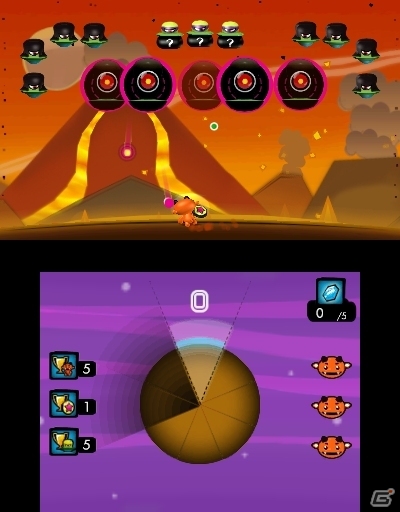 ブロックくずし＆インベーダーがドッキング！宇宙人から惑星を守る3DS向けアクションパズル「小悪魔ココトの宇宙人くずし」が10月22日に配信の画像3
