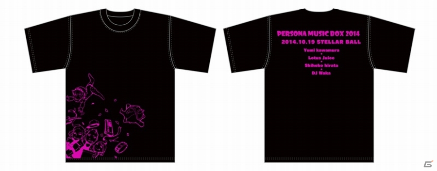 「PERSONA MUSIC BOX 2014」キービジュアルを使用した公式ライフグッズなどが並ぶ物販情報が公開の画像1