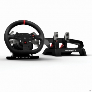 マッドキャッツ、Xbox One向けステアリング型コントローラー「Mad Catz Pro Racing Force Feedback Wheel ＆ Pedals」を10月30日に発売の画像1